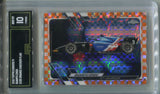 2021 Guanyu Zhou Topps Chrome F1 ORANGE CHECKER FLAG 02/25 GMA 10 #119 Uni-Virtuosi 1002