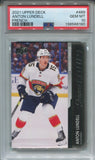 2021-22 Anton Lundell Upper Deck Series 1 FRENCH YOUNG GUNS ROOKIE RC PSA 10 #489 Florida Panthers 8180