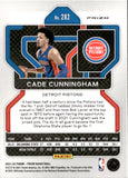 2021-22 Cade Cunningham Panini Prizm RED AND BLUE ROOKIE RC #282 Detroit Pistons
