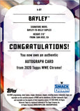 2020 Bayley Topps Chrome WWE REFRACTOR AUTO 072/199 AUTOGRAPH #A-BY Friday Night Smackdown