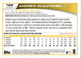 2013 Andrew McCutchen Topps SP PHOTO VARIATION #122 Pittsburgh Pirates