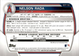 2023 Nelson Rada Bowman Chrome 1ST BOWMAN GREEN REFRACTOR 34/99 #BCP-132 Anaheim Angels