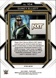 2023 Quincy Elliottt Panini Prizm WWE ROOKIE BLUE SHIMMER SP 07/11 RC #104 NXT