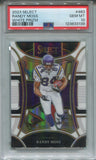 2023 Randy Moss Panini Select WHITE PRIZM SUITE LEVEL 04/35 PSA 10 #463 Minnesota Vikings HOF 3139
