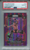 2022 Carmelo Hayes Panini Prizm WWE PURPLE PRIZM ROOKIE 075/149 RC PSA 10 #162 NXT 7933