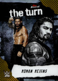 2025 Roman Reigns Topps Finest WWE THE TURN GOLD REFRACTOR 50/50 #TT-RR Friday Night Smackdown