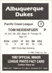 1982 Albuquerque Dukes TCMA COMPLETE 27 CARD SET W/ John Franco & Orel Hershiser #1-27