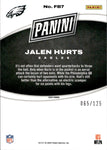 2024 Jalen Hurts Panini Black Friday RED BORDER 065/125 #FB7 Philadelphia  Eagles