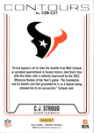 2024 C.J. Stroud Panini Phoenix CONTOURS #CON-CST Houston Texans