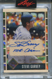 2025 Steve Garvey Leaf Seasons in The Sun PERSONALIZED MR. CLEAN AUTO JERSEY NUMBER 06/20 AUTOGRAPH #P-SG1 Los Angeles Dodgers