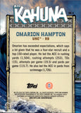 2024 Omarion Hampton Bowman Chrome University BIG KAHUNA ROOKIE RC #BK4 Los Angeles Chargers