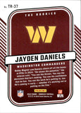 2024 Jayden Daniels Panini Donruss THE ROOKIES ROOKIE RC #TR-37 Washington Commanders