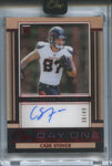 2024 Cade Stover Panini One DAY ONE RED ROOKIE AUTO 38/49 AUTOGRAPH #143 Houston Texans