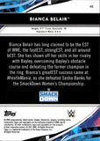 2021 Bianca Belair Topps Finest WWE GREEN REFRACTOR 38/99 #45 Smack Down