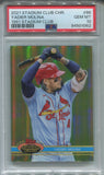 2021 Yadier Molina Topps Stadium Club Chrome 1991 DESIGN PSA 10 #86 St. Louis Cardinals 1062
