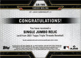 2021 Yadier Molina Topps Triple Threads JERSEY 20/48 RELIC #SJR-YMO St. Louis Cardinals