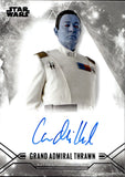 2025 Lars Mikkelsen Topps Smugglers Outpost STELLAR SIGNATURES GRAND ADMIRAL THRAWN AUTO #SSA-LM