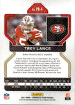 2021 Trey Lance Panini Chronicles PRIZM BLACK ROOKIE RC #PB-4 San Francisco 49ers 3