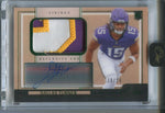 2024 Dallas Turner Panini One EMERALD GREEN ROOKIE PATCH AUTO 23/25 AUTOGRAPH RELIC #122 Minnesota Vikings
