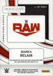 2022 Bianca Belair Panini Immaculate WWE JUMBO MAT 50/99 RELIC #RC-BBL2 Monday Night Raw