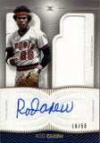 2021 Rod Carew Topps Definitive JUMBO JERSEY AUTO 16/30 AUTOGRAPH RELIC #DARC-RCA California Angels HOF