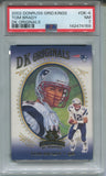 2002 Tom Brady Donruss Gridiron Kings DK ORIGINALS 0244/1000 PSA 7 #DK-4 New England Patriots 4159