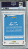 2020 Justin Herbert Donruss Optic PINK RATED ROOKIE RC PSA 9 #153 Los Angeles Chargers 4954