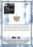 2025 John Cena Topps Chrome WWE THE TIME IS NOW GOLD REFRACTOR 12/50 #TIN-7 Friday Night Smackdown