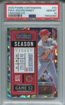 2020 Paul Goldschmidt Panini Contenders CRACKED ICE 19/23 PSA 10 #70 St. Louis Cardinals 2560