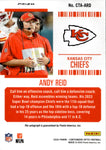 2024 Andy Reid Contenders Optic GREEN PULSAR COACHES TICKET AUTO 30/30 AUTOGRAPH #CTA-ARD Kansas City Chiefs