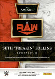 2022 Seth "Freakin" Rollins Panini Select WWE SELECTIVE SWATCHES SHIRT RELIC #SW-SRL Monday Night Raw 2