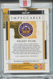 2025 Kelsey Plum Panini Impeccable WNBA HOLO SILVER IMPECCABLY DRESSED AUTO 18/25 AUTOGRAPH #IDS-KP Los Angeles Sparks