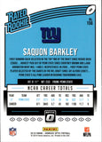2018 Saquon Barkley Donruss Optic RATED ROOKIE RC #156 New York Giants 3