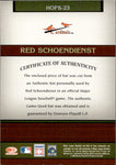 2005 Red Schoendienst Donruss Greats HALL OF FAME SOUVENIRS BAT AUTO AUTOGRAPH RELIC #HOFS-23 St. Louis Cardinals HOF