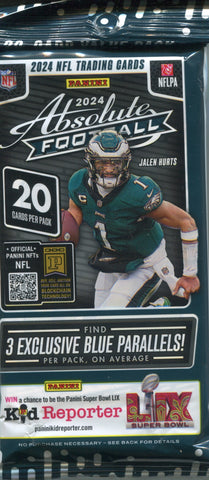 2024 Panini Absolute Football Jumbo Value Fat, Pack