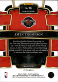 2023-24 Amen Thompson Panini Select BLUE ICE CONCOURSE ROOKIE RC #96 Houston Rockets