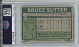 1977 Bruce Sutter Topps ROOKIE RC PSA 8 #144 Chicago Cubs HOF 8249