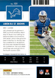 2021 Amon-Ra St. Brown Panini Contenders ROOKIE TICKET AUTO AUTOGRAPH #131 Detroit Lions
