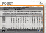 2019 Buster Posey Topps Series 1 SP VARIATION #157 San Francisco Giants