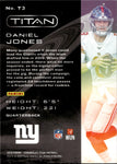 2019 Daniel Jones Panini Chronicles ROOKIE HOLO SILVER TITAN #T3 New York Giants