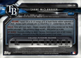 2018 Shane McClanahan Bowman Chrome 1ST BOWMAN AUTO AUTOGRAPH #CDA-SM Tampa Bay Rays