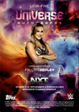 2025 Fallon Henley Topps Universe WWE BLUE AUTO 061/199 AUTOGRAPH #UNA-FHE NXT