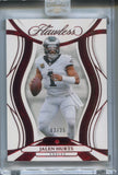 2025 Jalen Hurts Panini Flawless RUBY RED 03/25 #43 Philadelphia Eagles