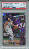2025 Jayson Tatum Panini NSCC VIP GOLD PURPLE SPARKLE 05/50 PSA 10 #16 Boston Celtics 4414