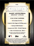 2022 Randy Arozarena Topps Five Star AUTO AUTOGRAPH #FSA-RA Tampa Bay Rays
