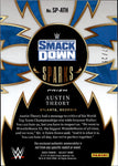 2024 Austin Theory Panini Select SPARKS RELIC TIE-DYE PATCH 7/25 #SP-ATH