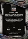 2025 Chirrut Imwe by Gabz Topps Chrome Star Wars Galaxy PRISM REFRACTOR #67