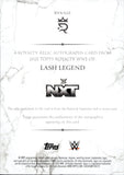 2025 Lash Legend Topps Royalty WWE SILVER FOIL JUMBO SHIRT AUTO 07/10 AUTOGRAPH RELIC #RYA-LLE NXT