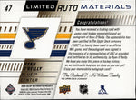2019-20 Ryan O'Reilly Upper Deck SP Authentic LIMITED AUTO MATERIALS PATCH 43/50 AUTOGRAPH RELIC #47 St. Louis Blues