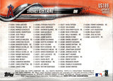 2018 Shohei Ohtani Topps Update SEASON HIGHLIGHTS CHECKLIST ROOKIE RC #US189 Anaheim Angels